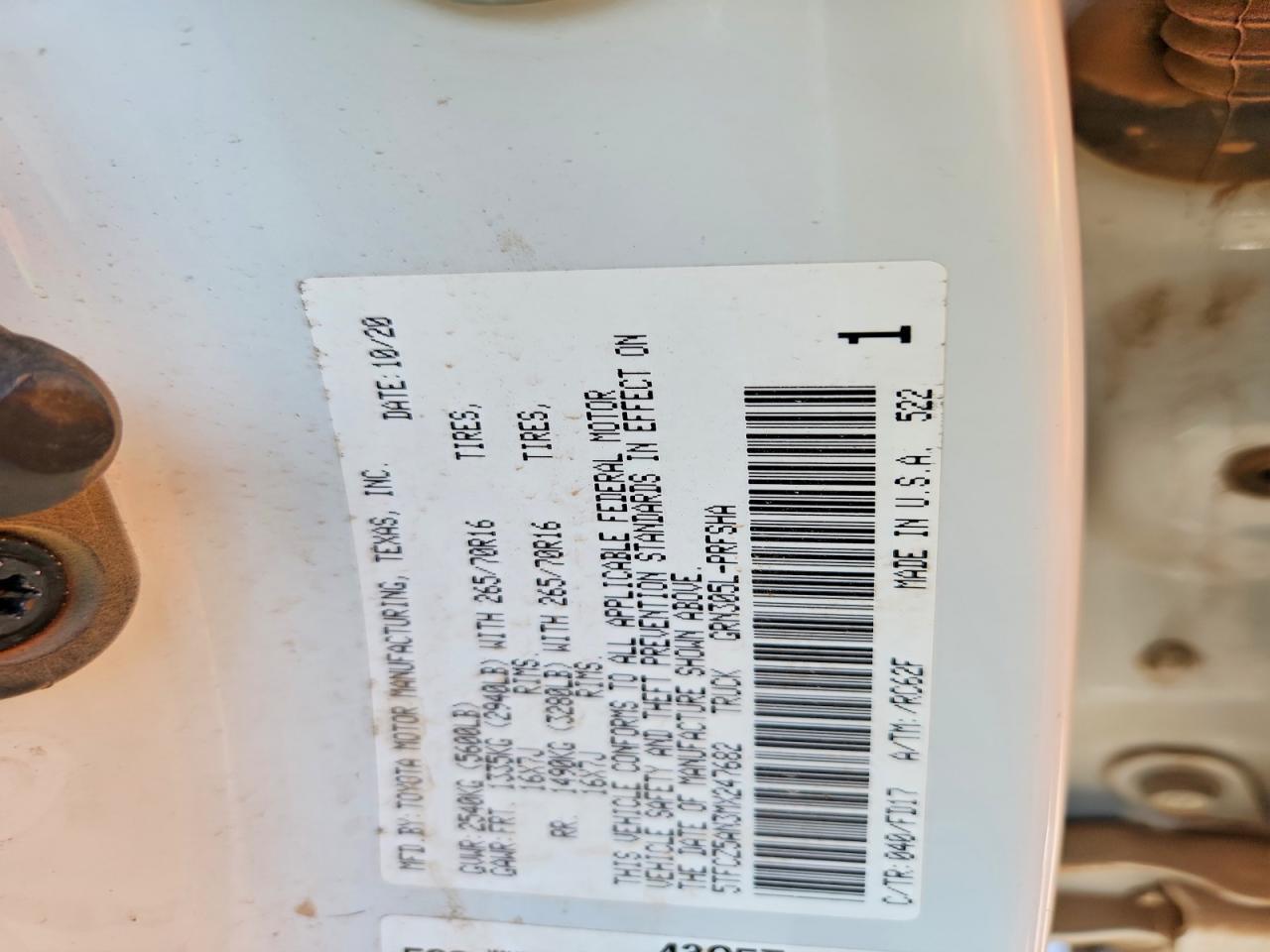 2021 Toyota Tacoma Double cab