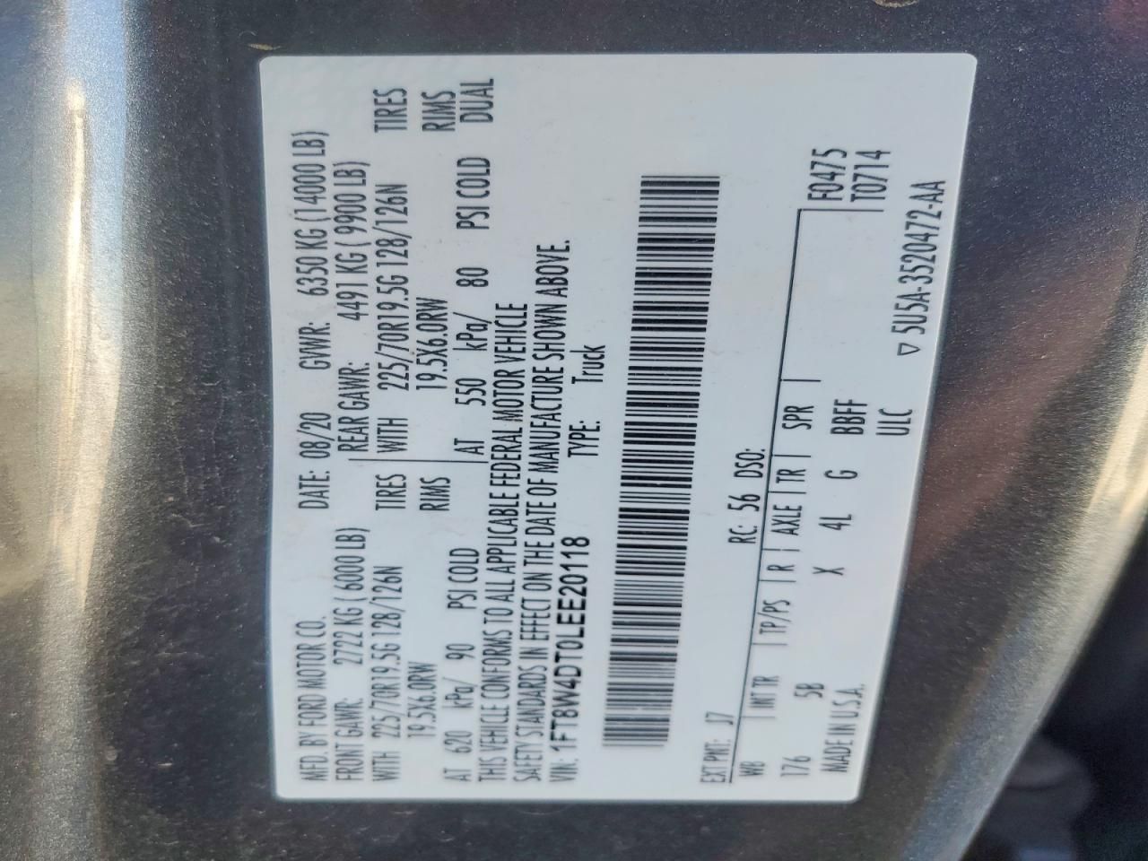 2020 Ford F450 Super Duty