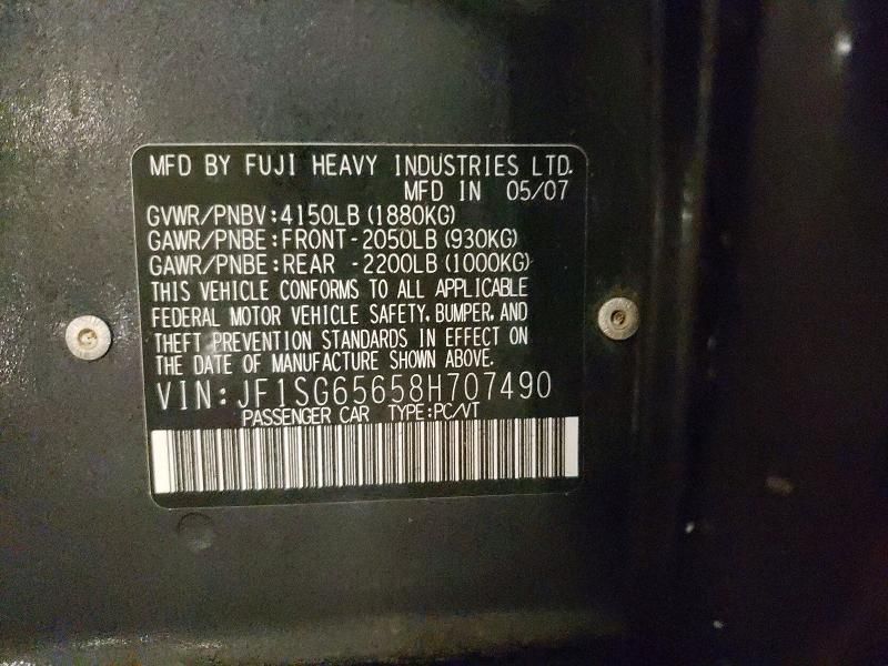 2008 Subaru Forester 2.5x Premium