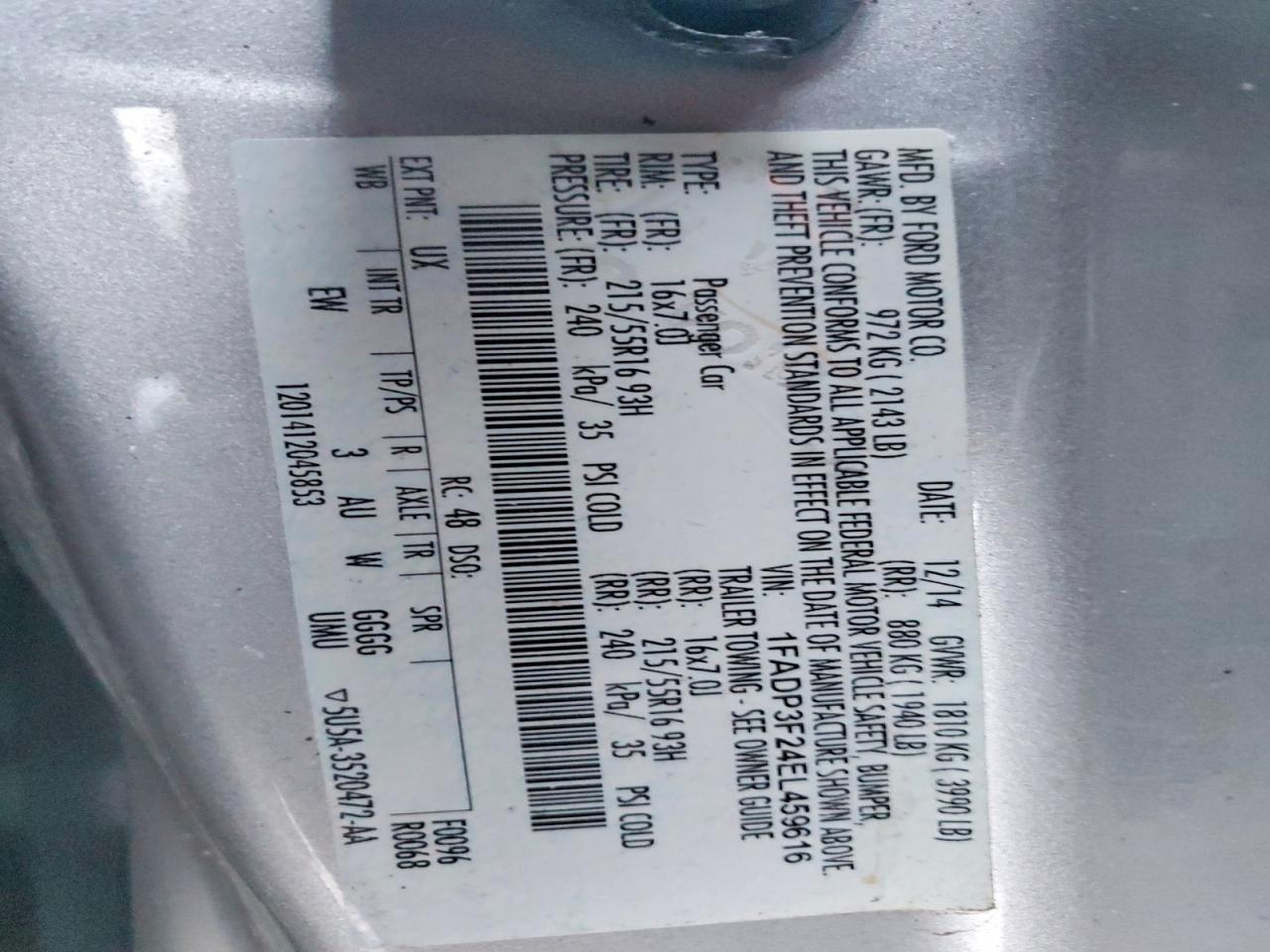 2014 Ford Focus se