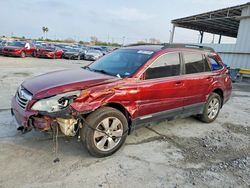 Subaru salvage cars for sale: 2012 Subaru Outback 3.6r Limited