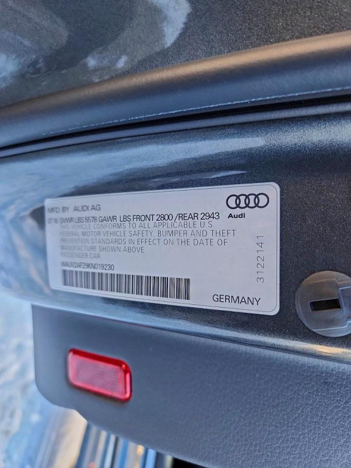 2019 Audi A7 Prestige S-line