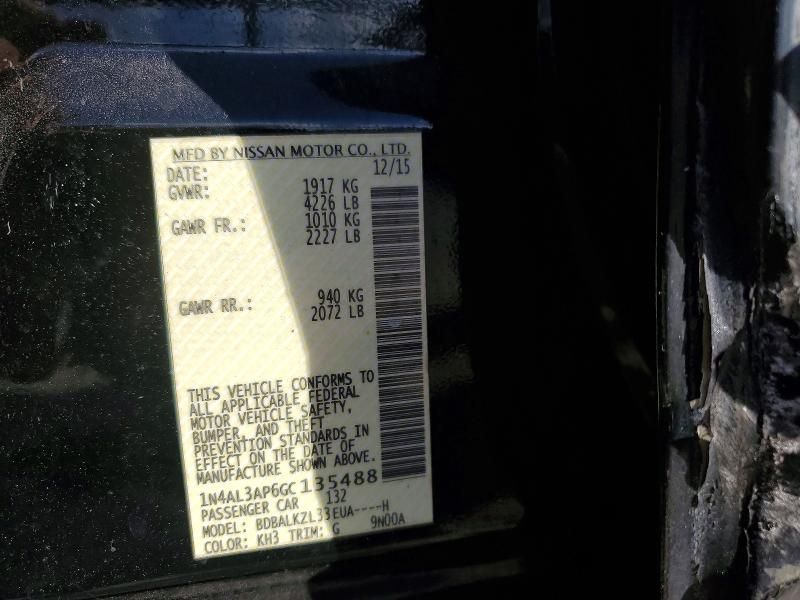 2016 Nissan Altima 2.5