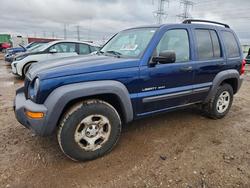 Vehiculos salvage en venta de Copart Elgin, IL: 2003 Jeep Liberty Sport