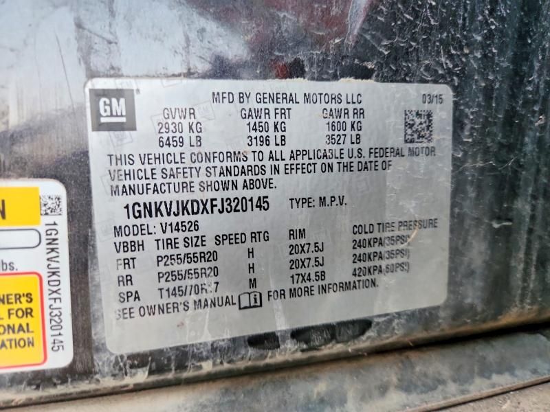 2015 Chevrolet Traverse ltz