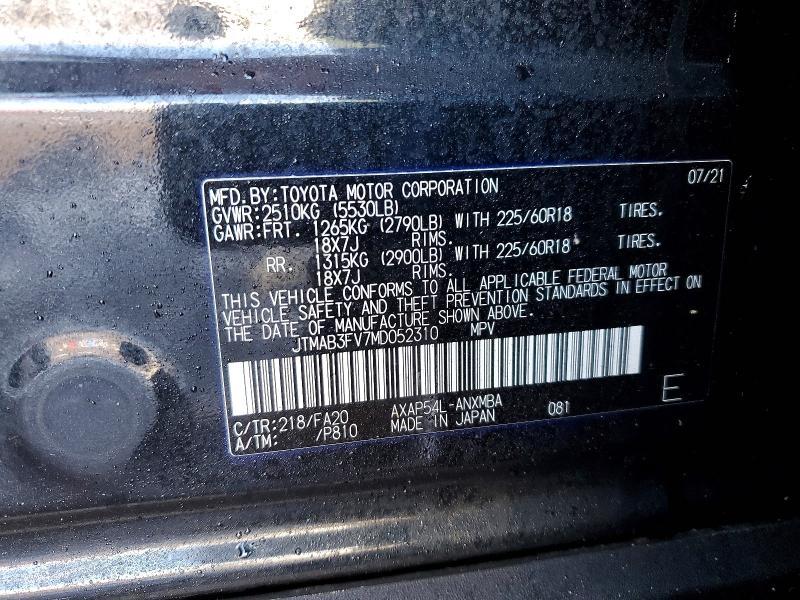 2021 Toyota Rav4 Prime se