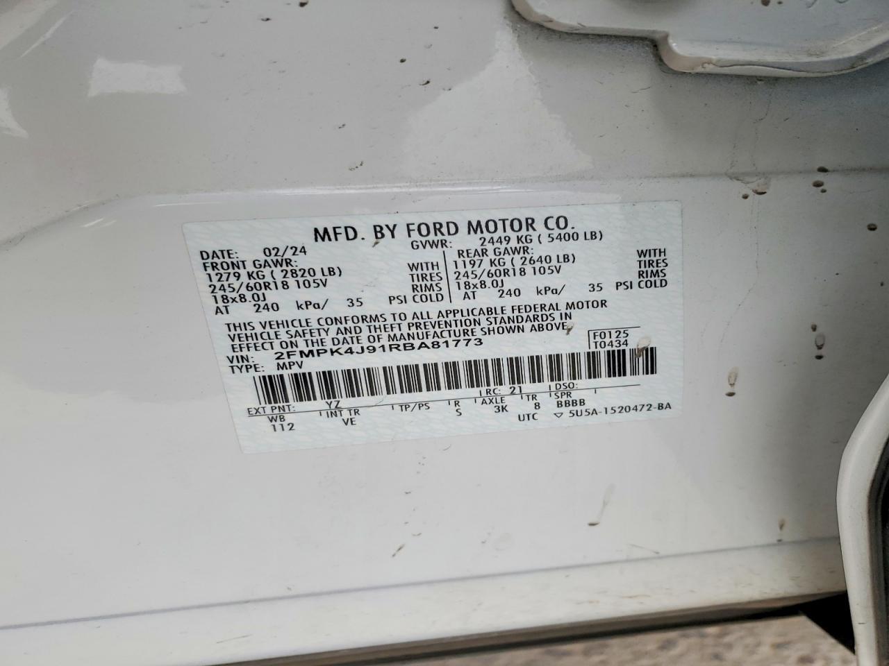 2024 Ford Edge sel