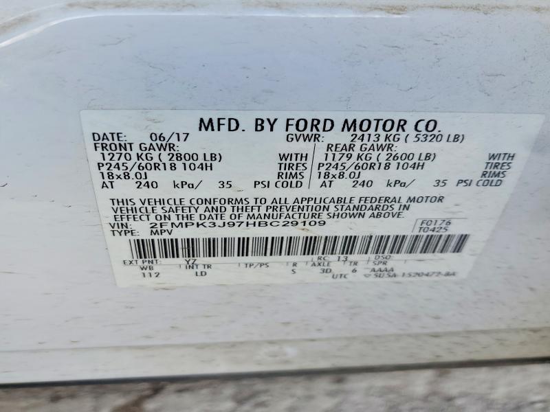 2017 Ford Edge sel