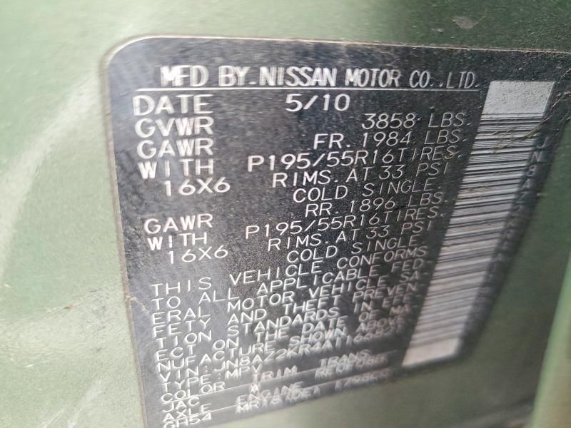 2010 Nissan Cube Base