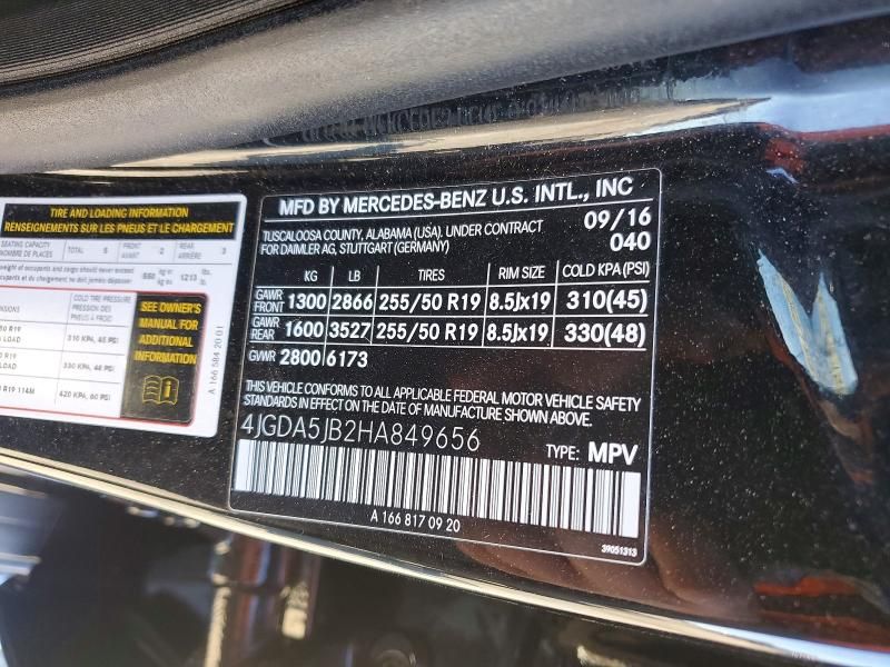 2017 Mercedes-Benz Gle 350