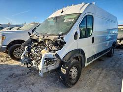 Salvage trucks for sale at Grand Prairie, TX auction: 2023 Dodge RAM Promaster 2500 Delivery Van