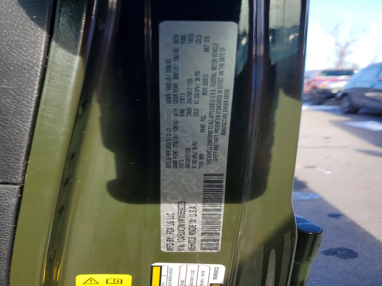 2021 Jeep Wrangler Unlimited Sport