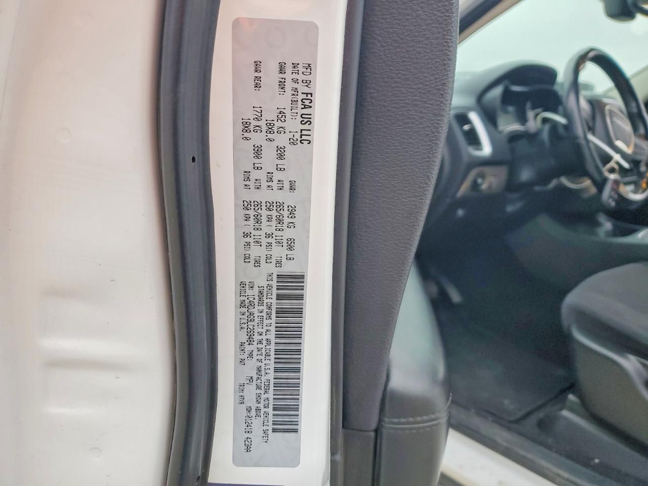 2020 Dodge Durango sxt