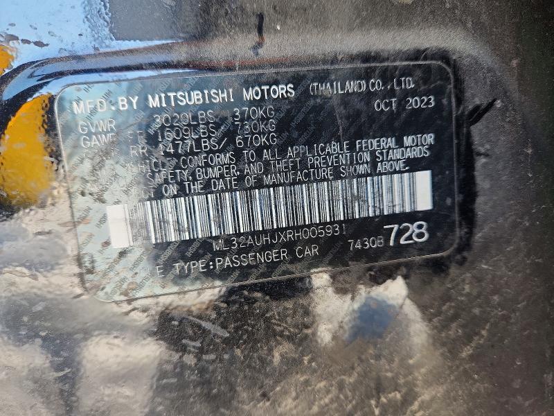 2024 Mitsubishi Mirage es