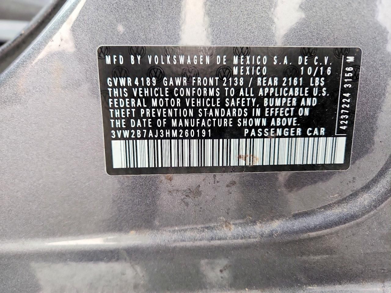 2017 Volkswagen Jetta s