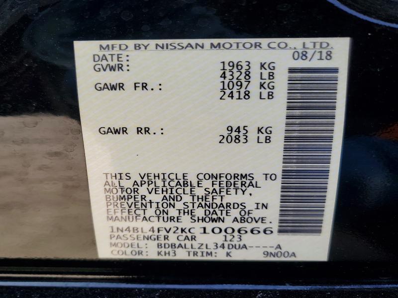 2019 Nissan Altima