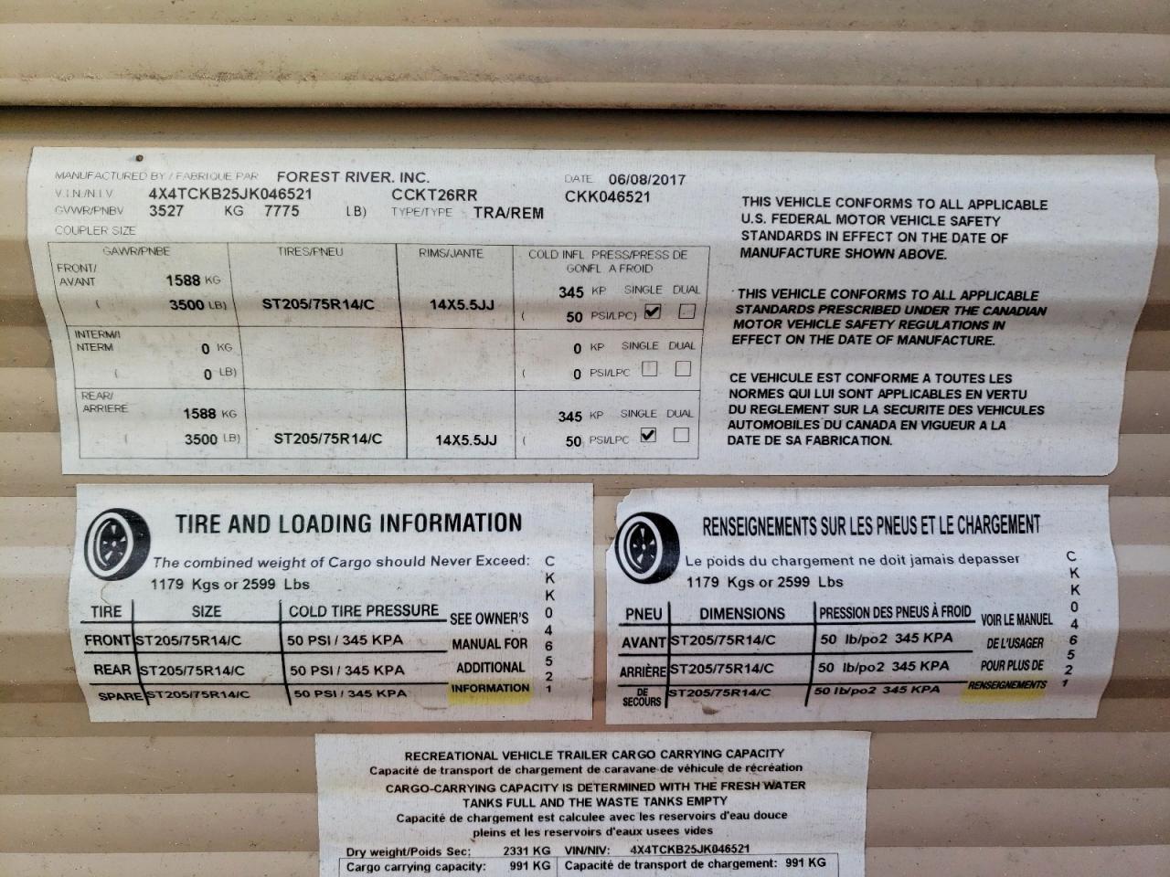 2018 Sandstorm Grey Wolf