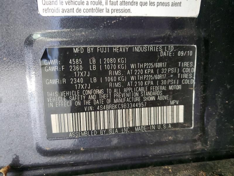 2011 Subaru Outback 2.5i Limited