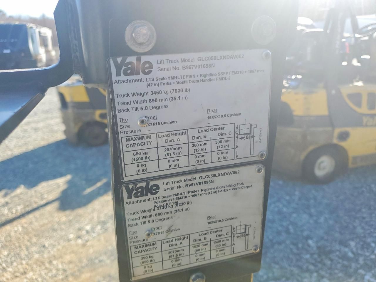 2015 Yale Forklift