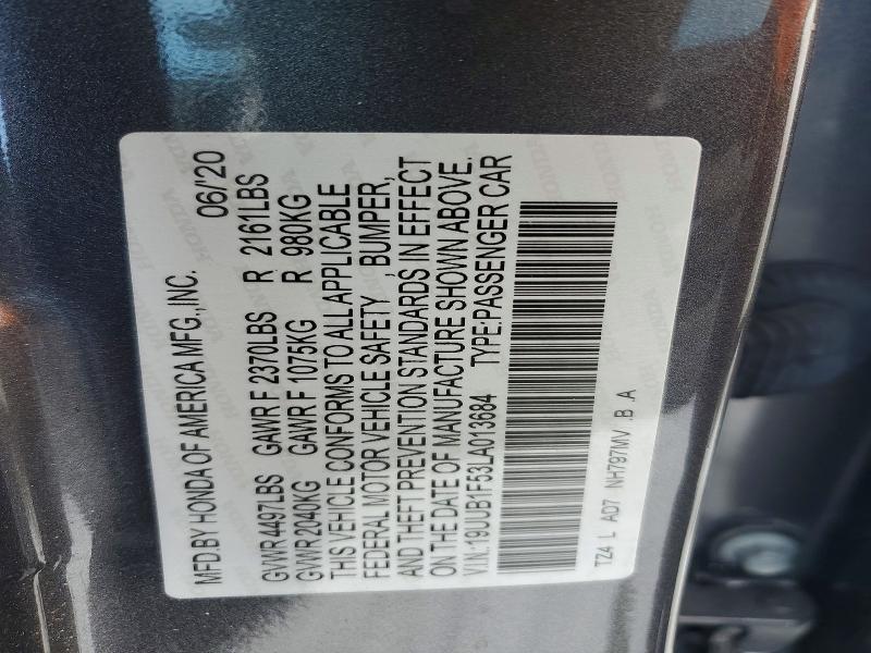 2020 Acura Tlx Technology