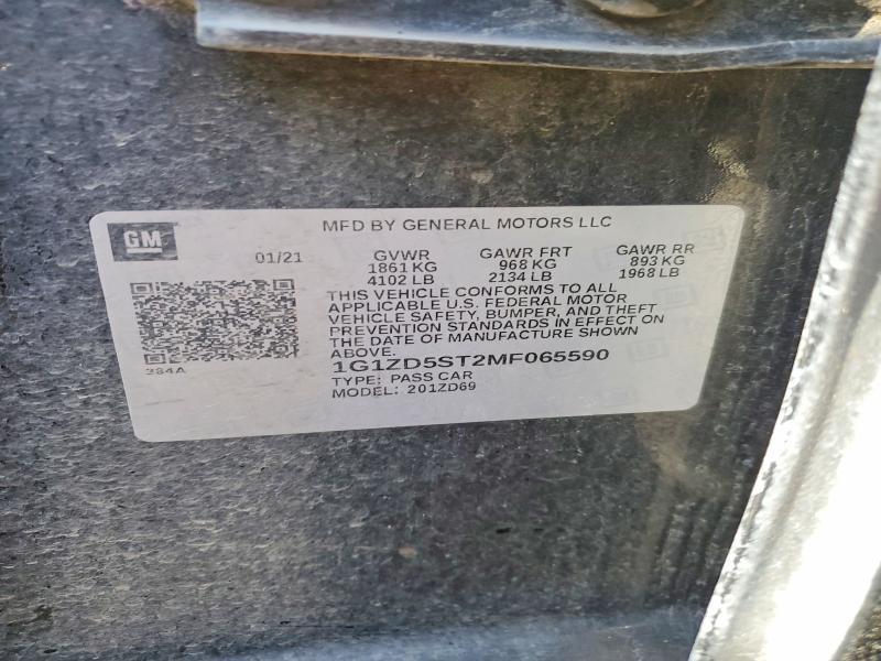 2021 Chevrolet Malibu lt