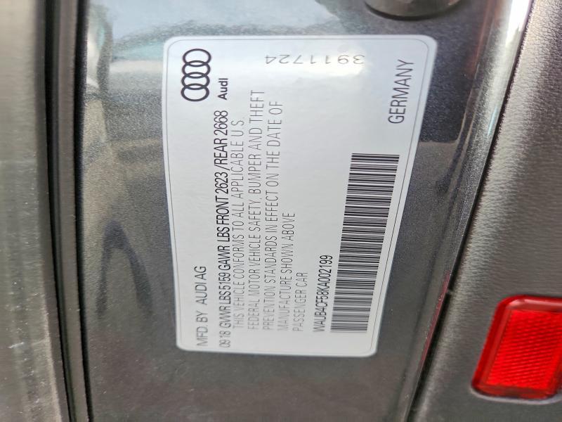 2019 Audi S5 Premium Plus