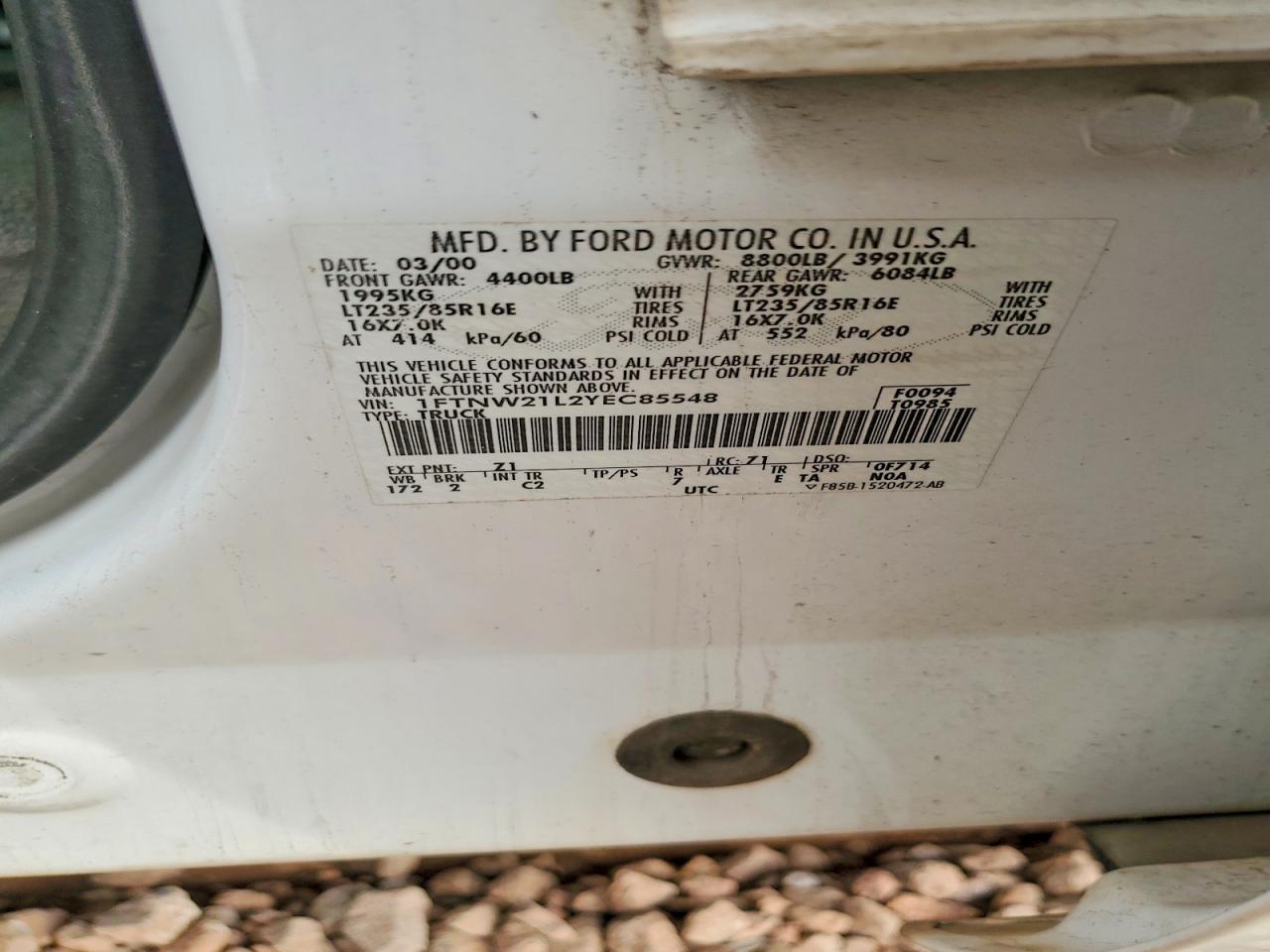 2000 Ford F250 Super Duty