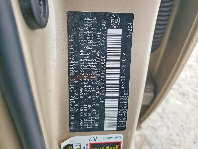 2011 Toyota Avalon Base