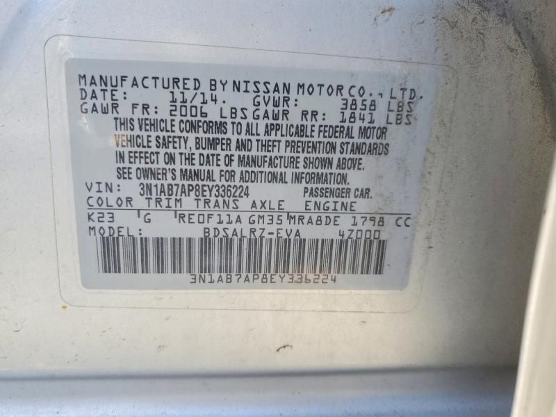 2014 Nissan Sentra s