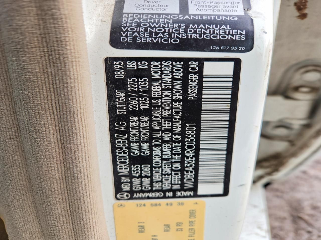 1994 Mercedes-Benz E 320