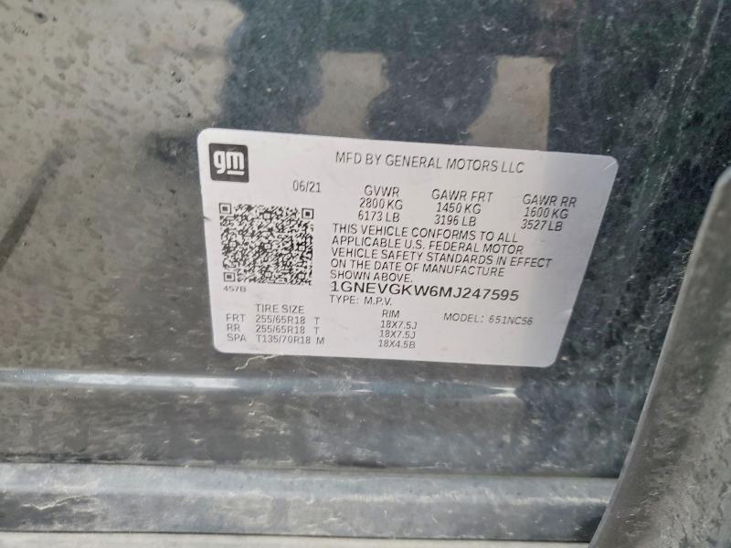 2021 Chevrolet Traverse lt