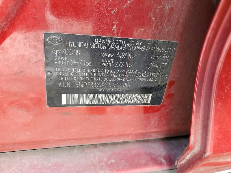 2018 Hyundai Sonata Sport