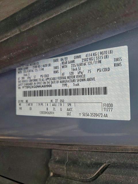 2022 Ford Transit T-250 Delivery Van