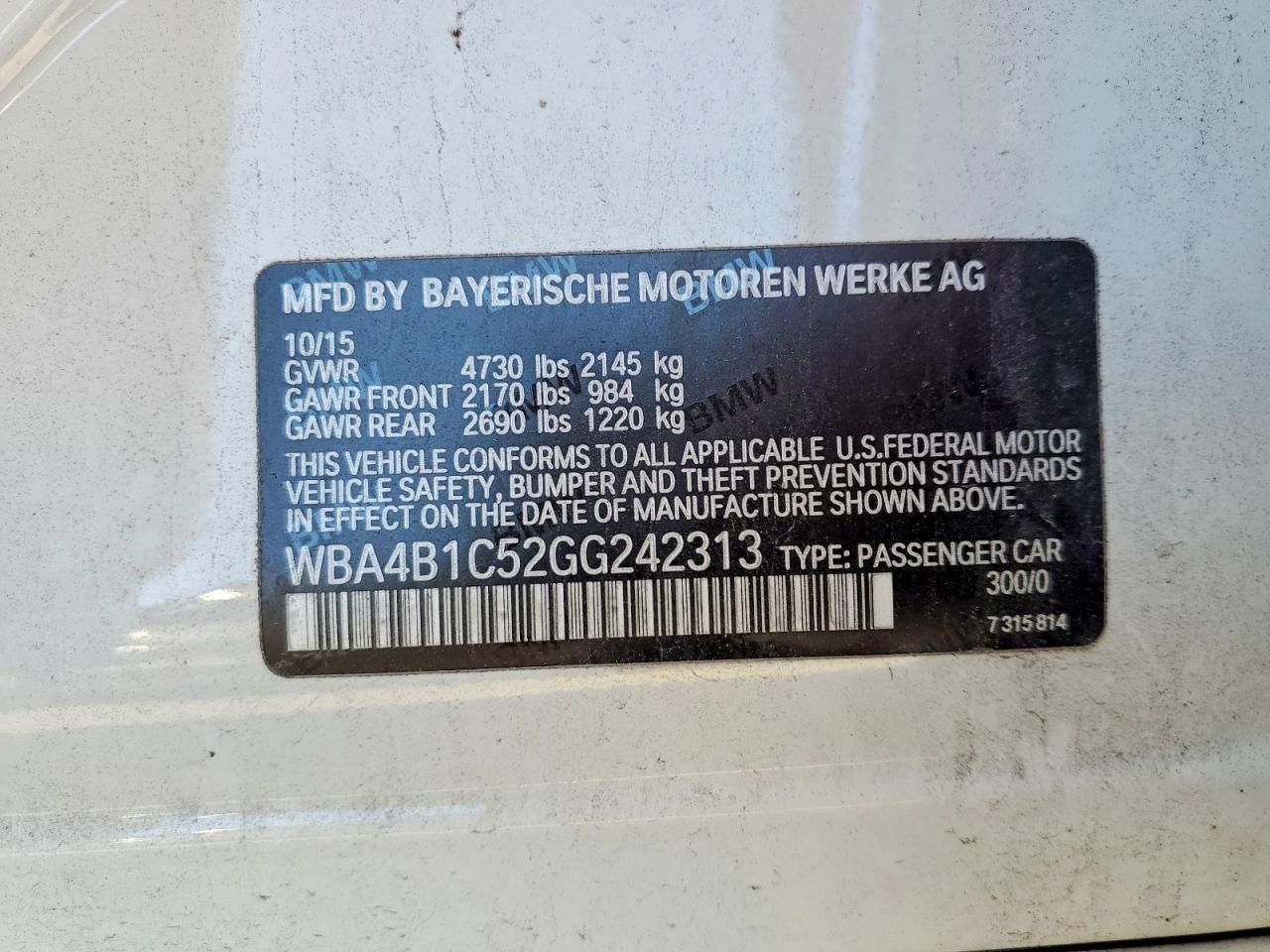 2016 BMW 435 i Gran Coupe