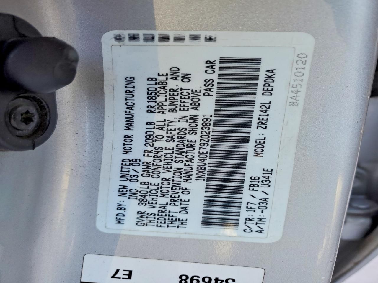 2009 Toyota Corolla Base