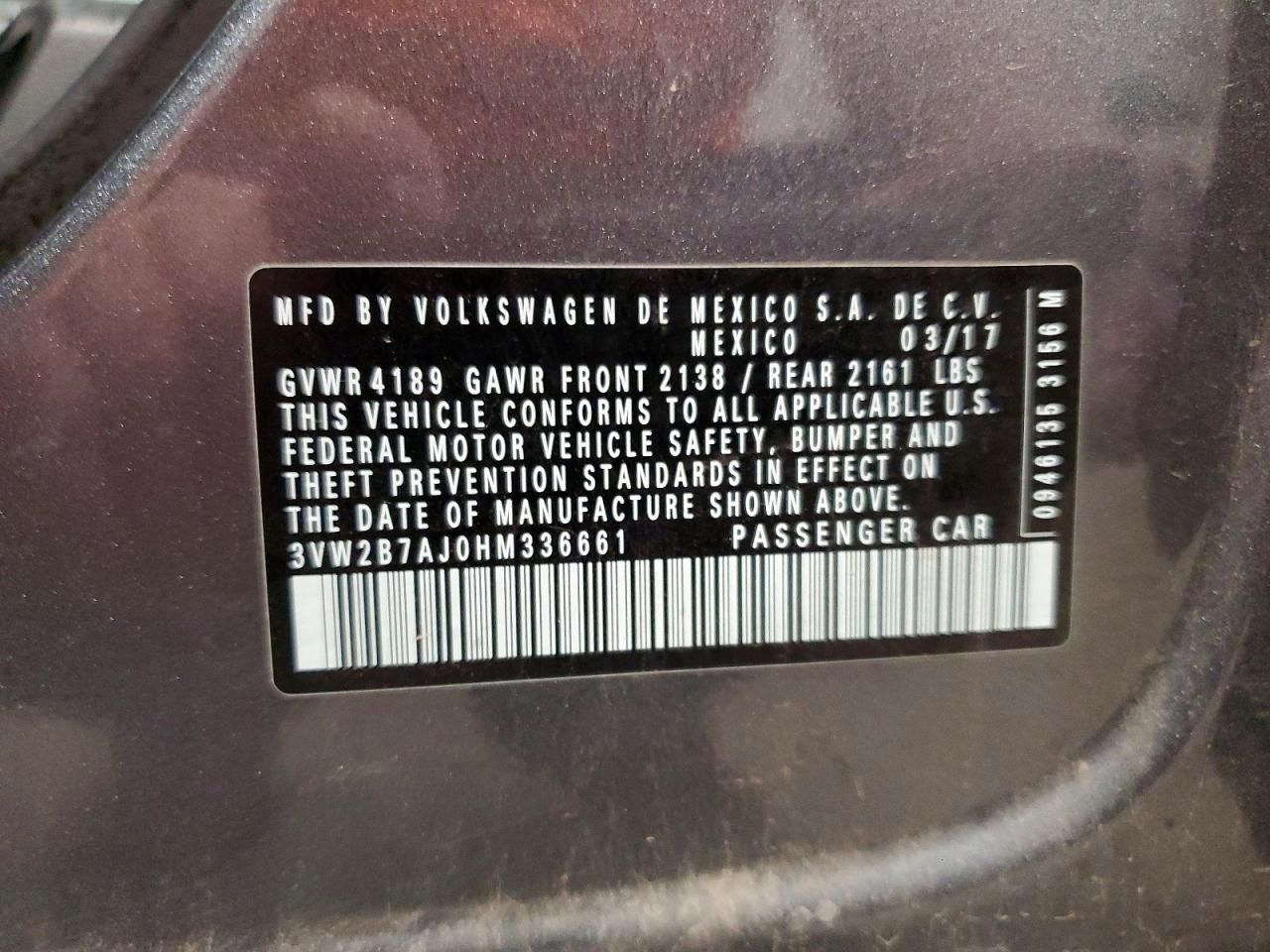 2017 Volkswagen Jetta s