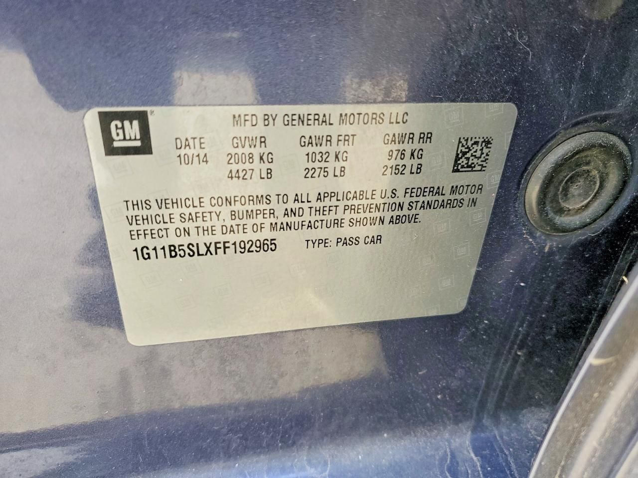 2015 Chevrolet Malibu ls