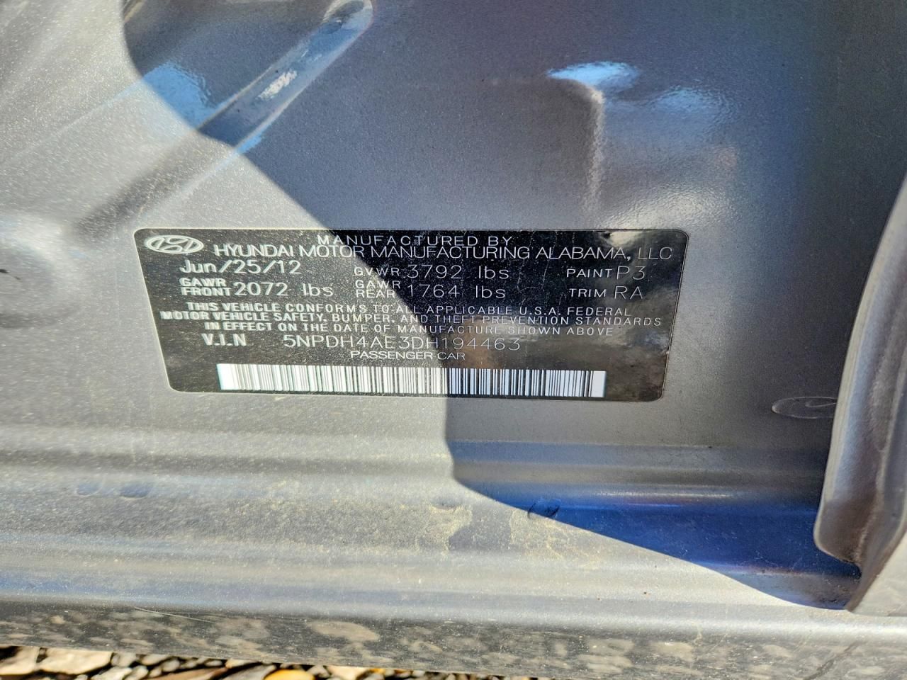 2013 Hyundai Elantra gls