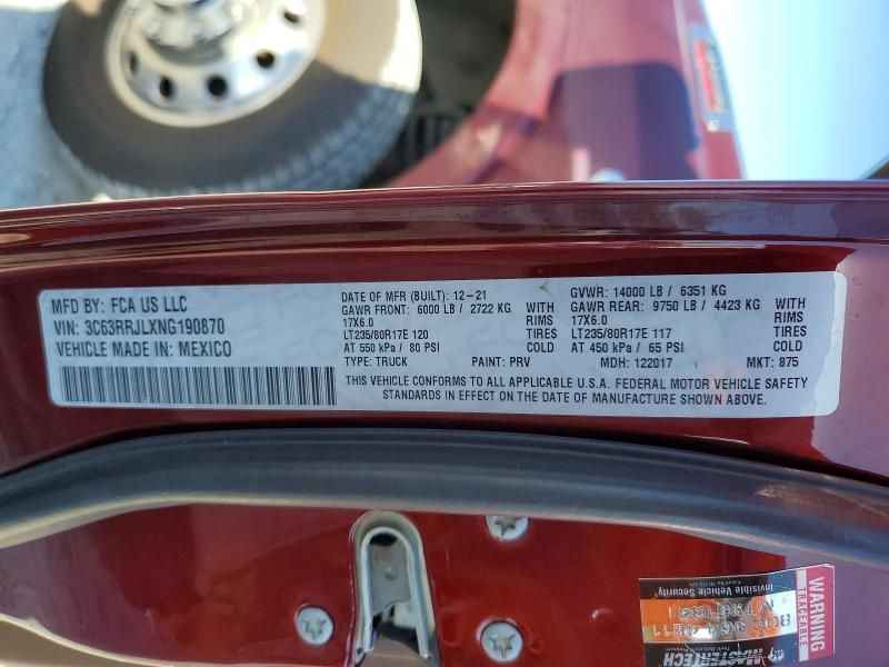 2022 Dodge 3500 Laramie