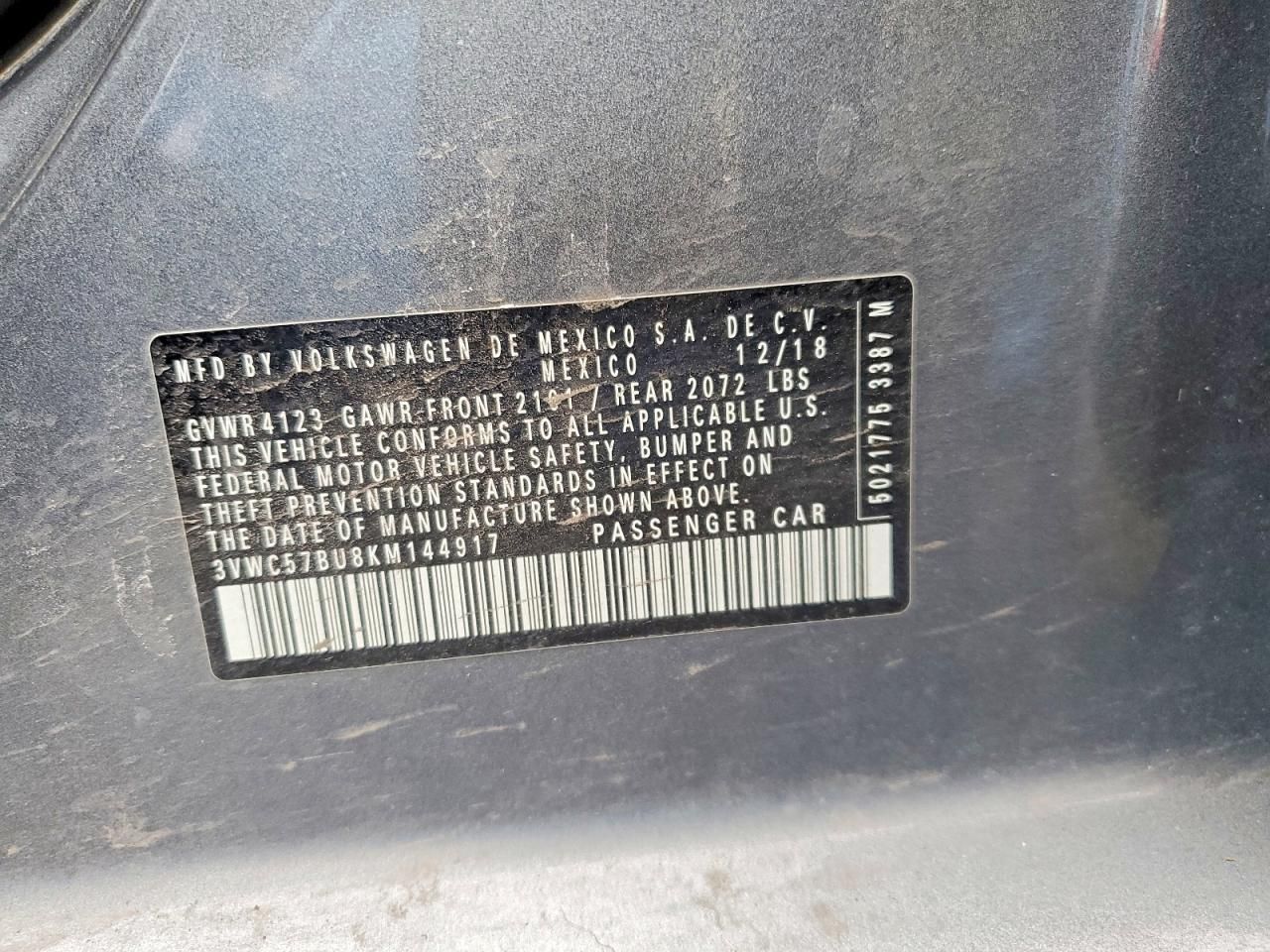 2019 Volkswagen Jetta s