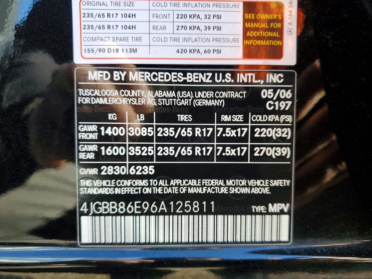 2006 Mercedes-Benz Ml 350