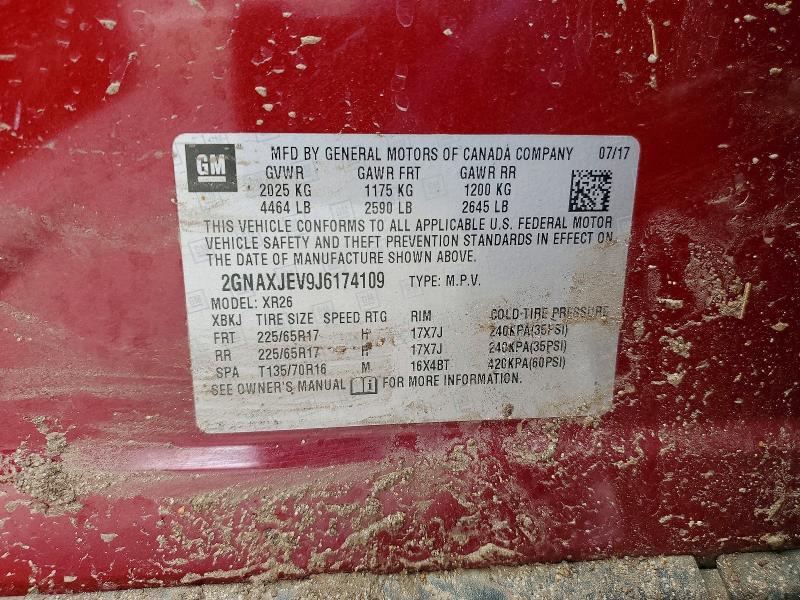 2018 Chevrolet Equinox lt