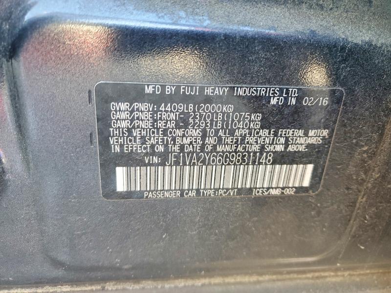 2016 Subaru Wrx sti Limited