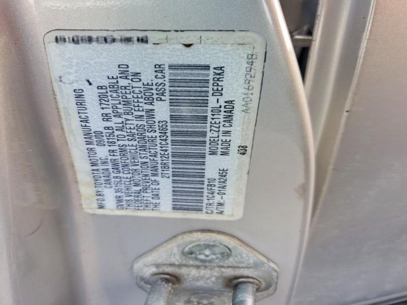 2001 Toyota Corolla ce