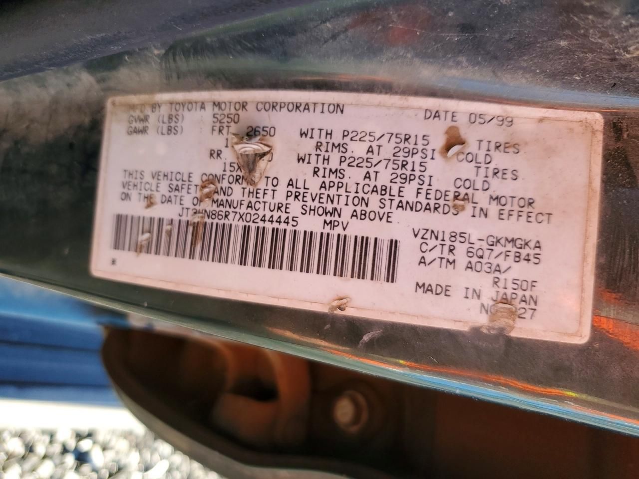 1999 Toyota 4runner SR5