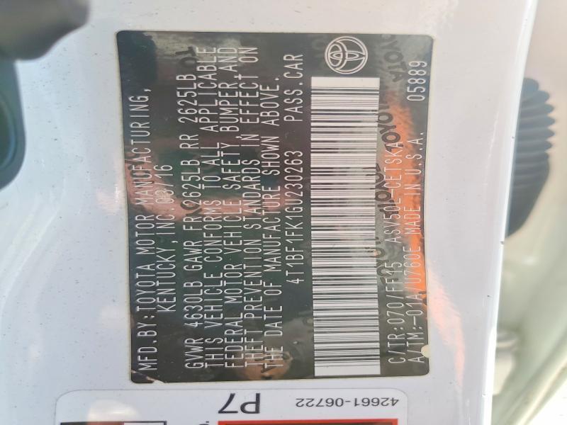 2016 Toyota Camry se