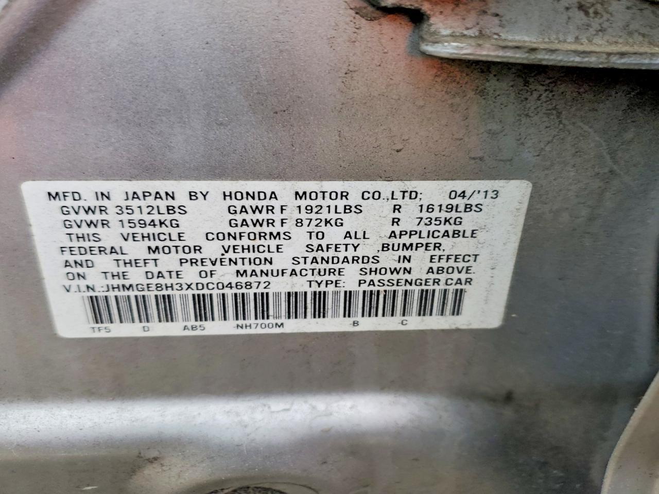 2013 Honda FIT