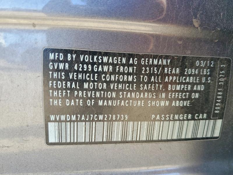 2012 Volkswagen Golf
