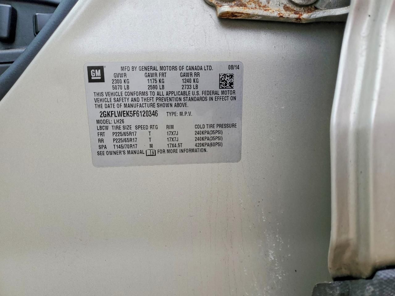 2015 GMC Terrain sle