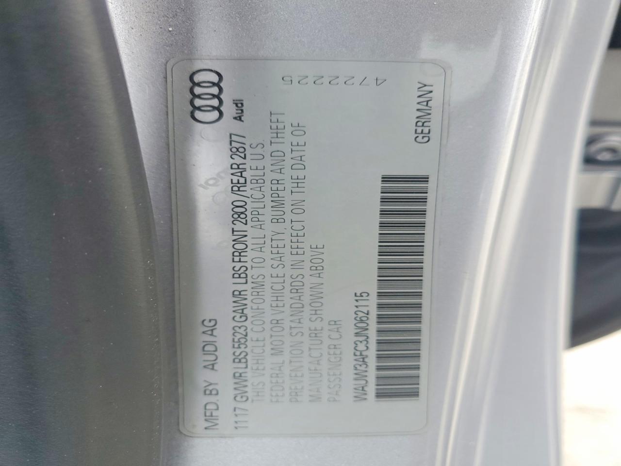 2018 Audi A7 Premium Plus